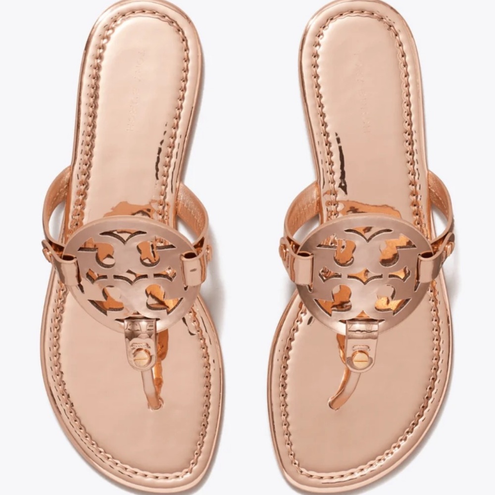 Tory Burch Rose Gold Sandals